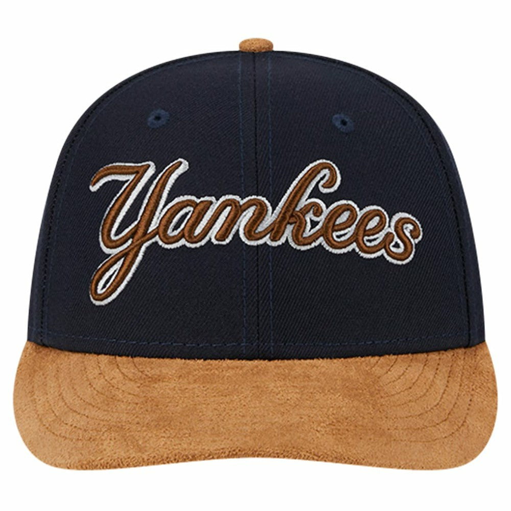New York Yankees New Era Team Suede Visor Low Profile 59FIFTY Fitted Hat | MLB Sale