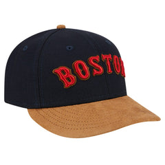 Boston Red Sox New Era Team Suede Visor Low Profile 59FIFTY Fitted Hat | MLB US