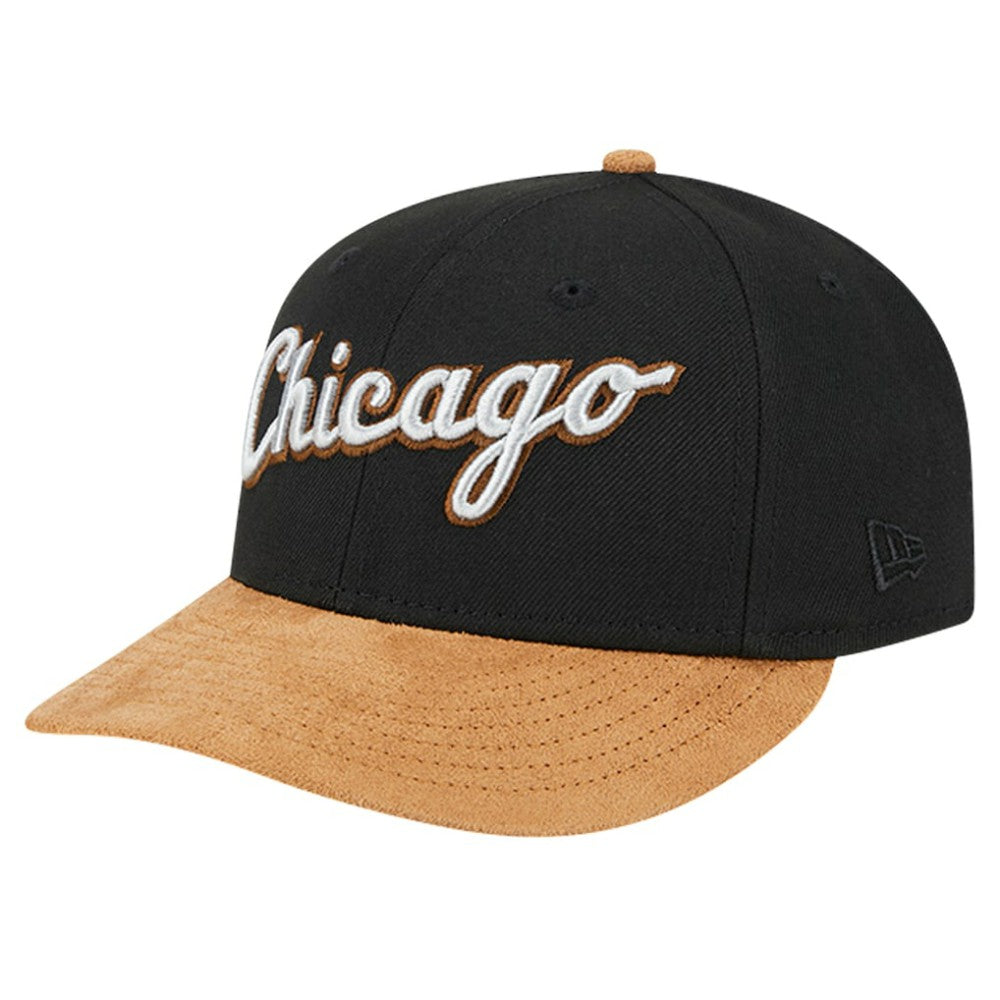 Chicago White Sox New Era Team Suede Visor Low Profile 59FIFTY Fitted Hat | MLB New