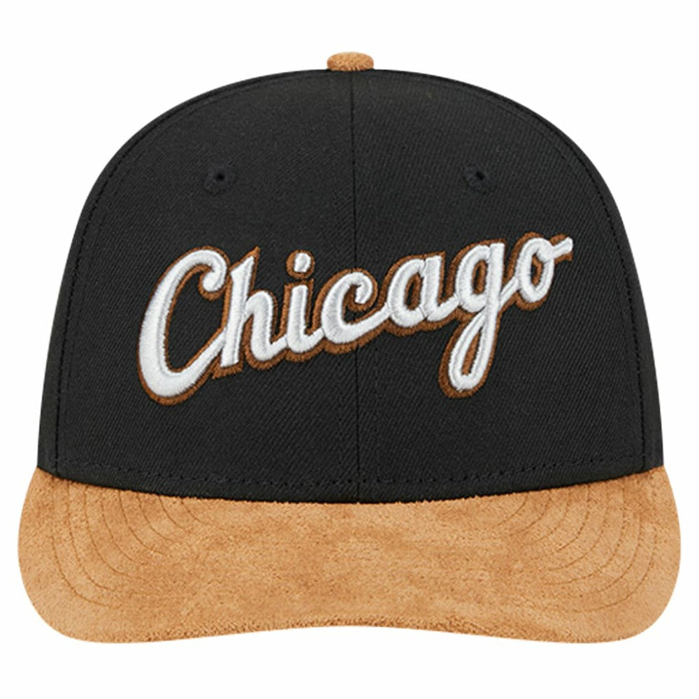 Chicago White Sox New Era Team Suede Visor Low Profile 59FIFTY Fitted Hat | MLB New
