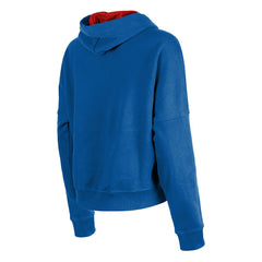 New England Patriots New Era Women's Throwback Boxy Pullover Hoodie