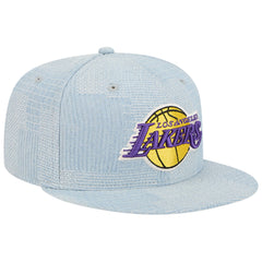Los Angeles Lakers Injection Denim Patchwork 9FIFTY Snapback Hat Online