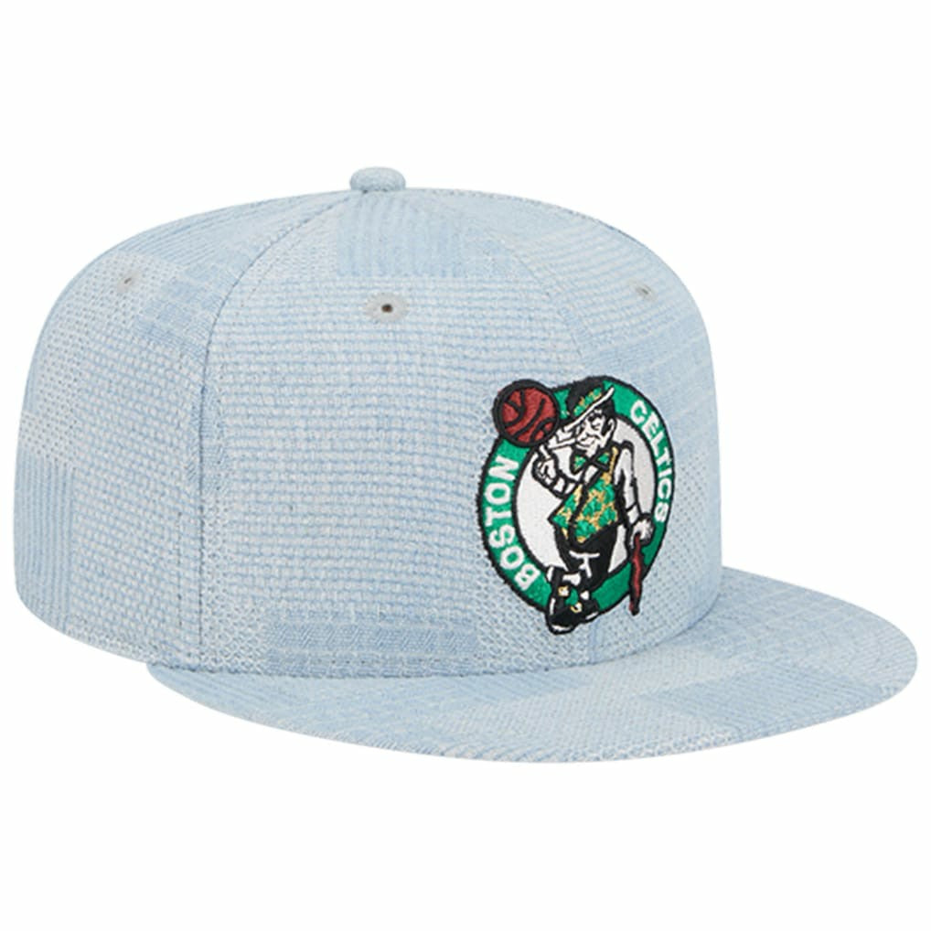 Boston Celtics Injection Denim Patchwork 9FIFTY Snapback Hat Online