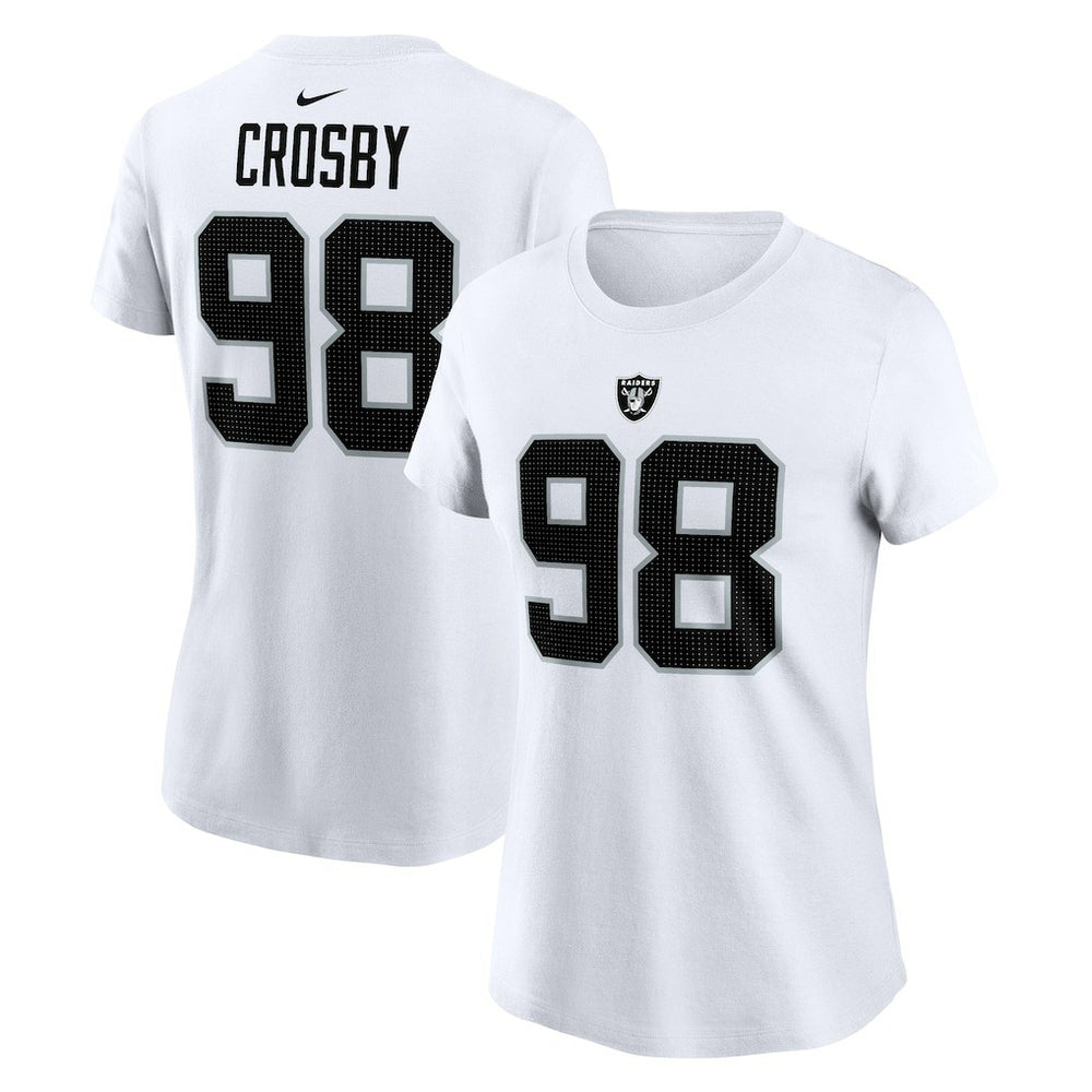 Las Vegas Raiders Nike Maxx Crosby  Women's Player Name & Number T-Shirt