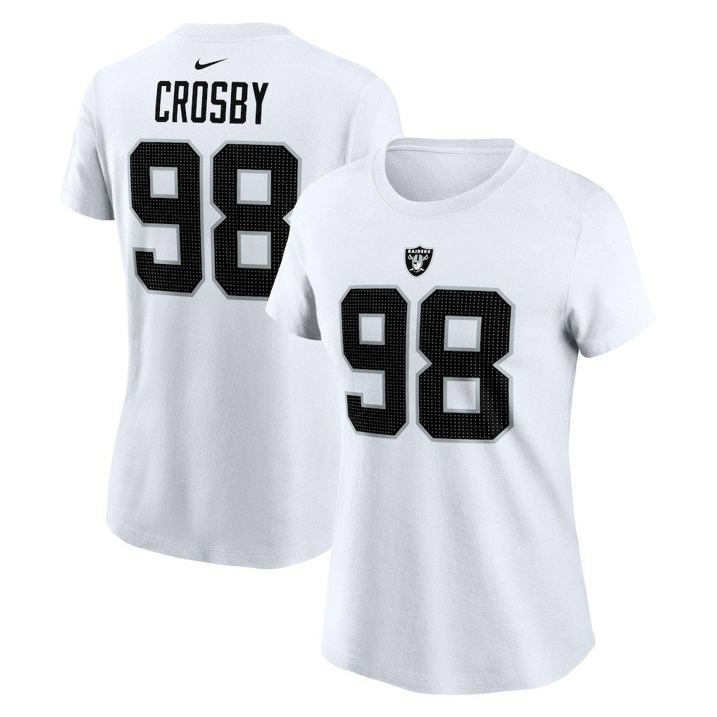 Las Vegas Raiders Nike Maxx Crosby  Women's Player Name & Number T-Shirt