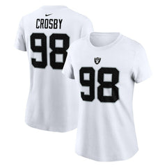 Las Vegas Raiders Nike Maxx Crosby  Women's Player Name & Number T-Shirt