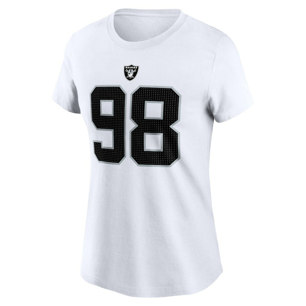 Las Vegas Raiders Nike Maxx Crosby  Women's Player Name & Number T-Shirt