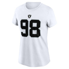 Las Vegas Raiders Nike Maxx Crosby  Women's Player Name & Number T-Shirt