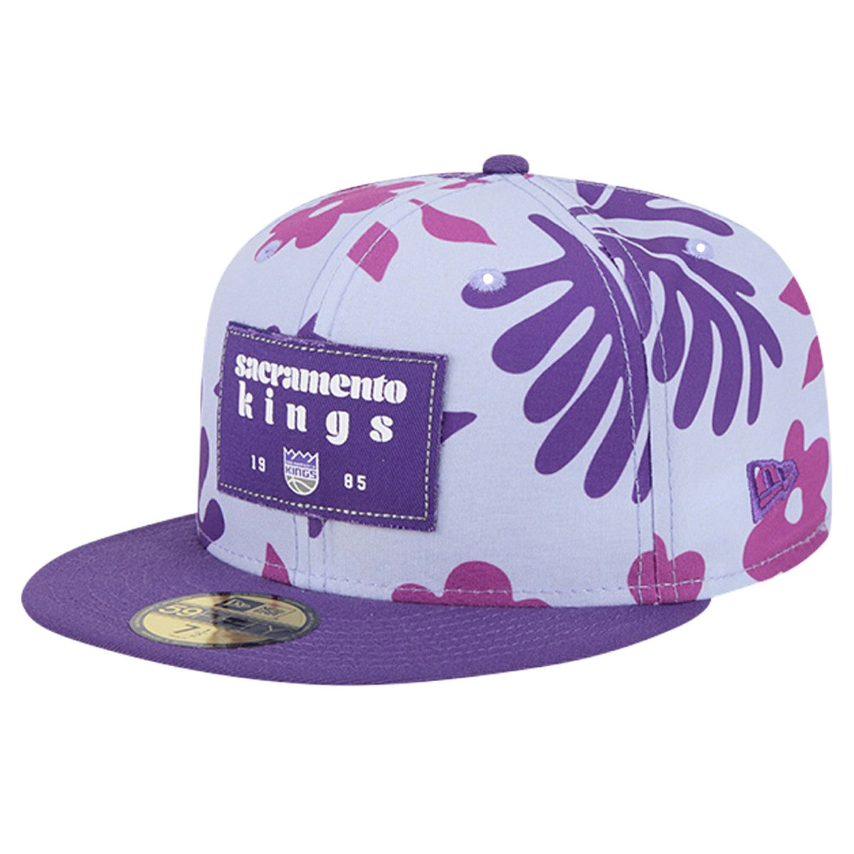 Sacramento Kings Palm Fronds 2-Tone 59FIFTY Fitted Hat New