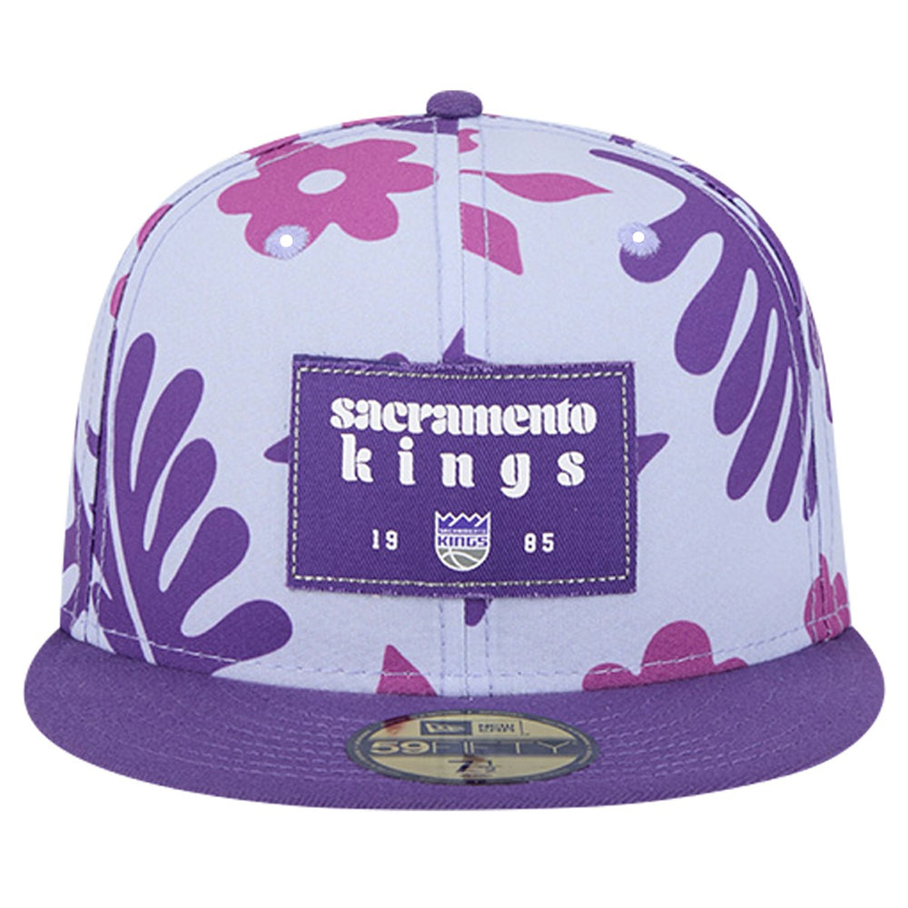 Sacramento Kings Palm Fronds 2-Tone 59FIFTY Fitted Hat New