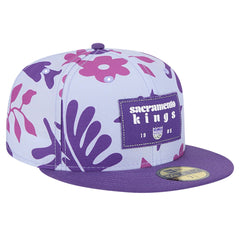 Sacramento Kings Palm Fronds 2-Tone 59FIFTY Fitted Hat New