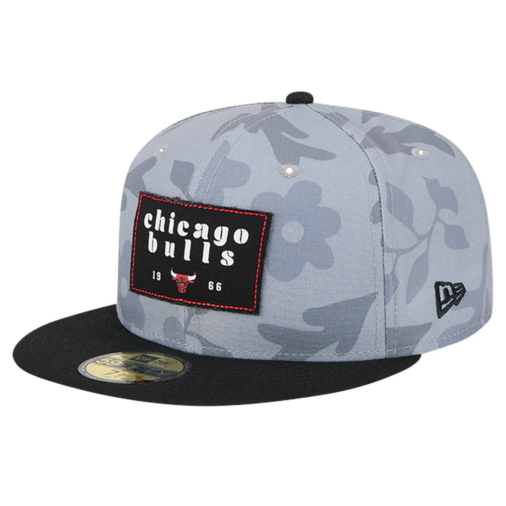Chicago Bulls Palm Fronds 2-Tone 59FIFTY Fitted Hat Online