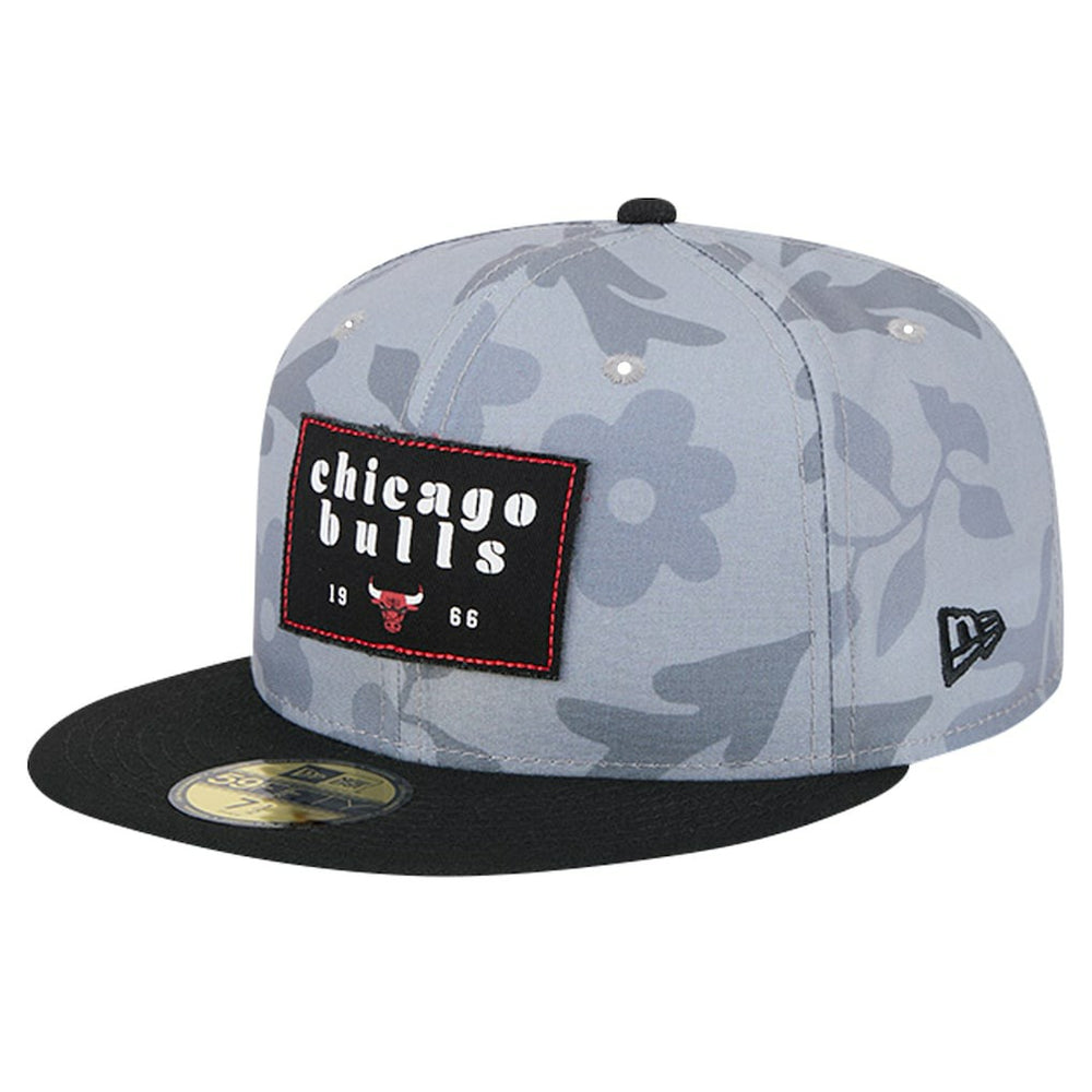 Chicago Bulls Palm Fronds 2-Tone 59FIFTY Fitted Hat Online