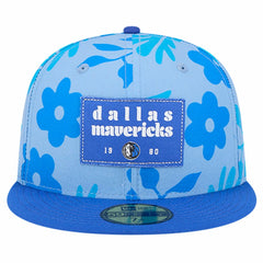 Dallas Mavericks Palm Fronds 2-Tone 59FIFTY Fitted Hat sale On Sale