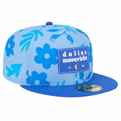 Dallas Mavericks Palm Fronds 2-Tone 59FIFTY Fitted Hat sale On Sale