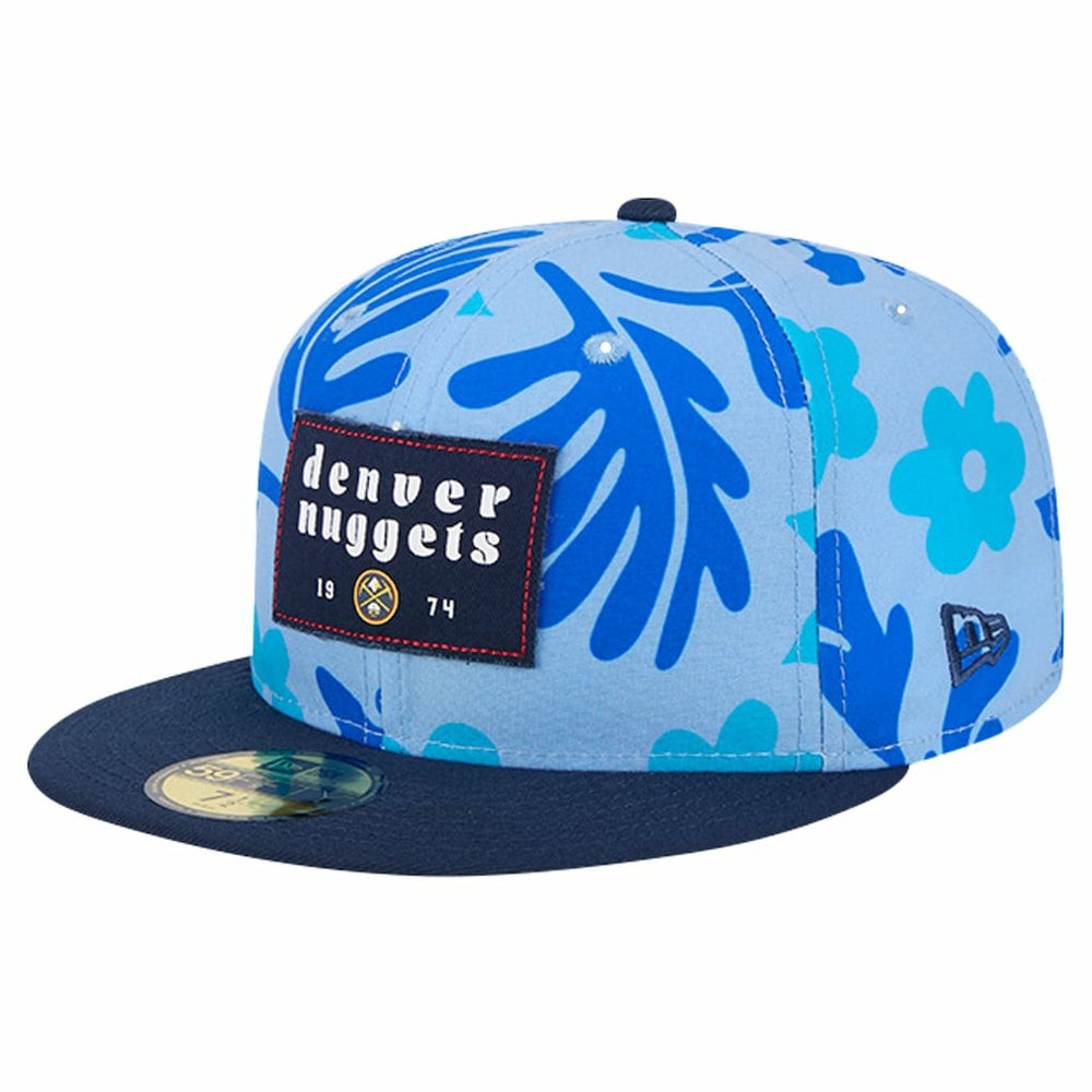 Denver Nuggets Palm Fronds 2-Tone 59FIFTY Fitted Hat sale New