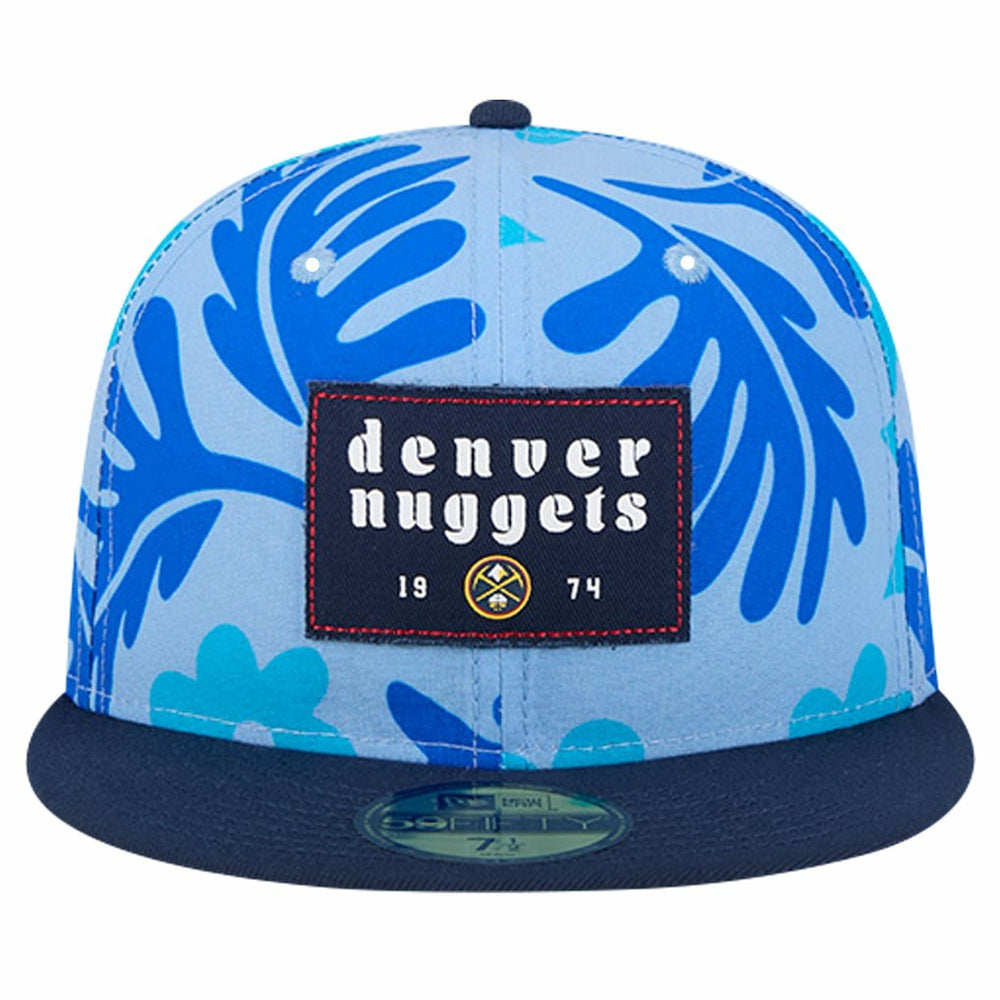 Denver Nuggets Palm Fronds 2-Tone 59FIFTY Fitted Hat sale New