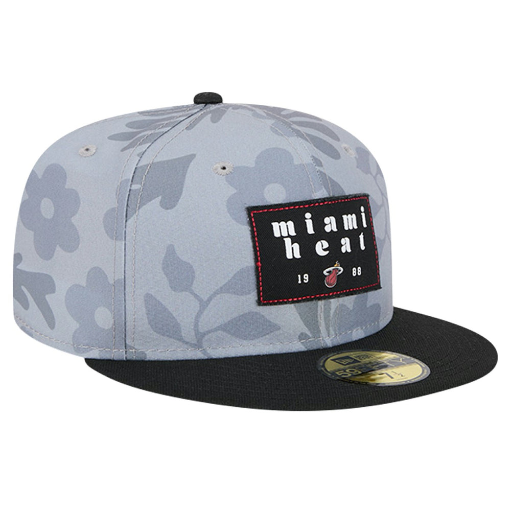 Miami Heat Palm Fronds 2-Tone 59FIFTY Fitted Hat On Sale