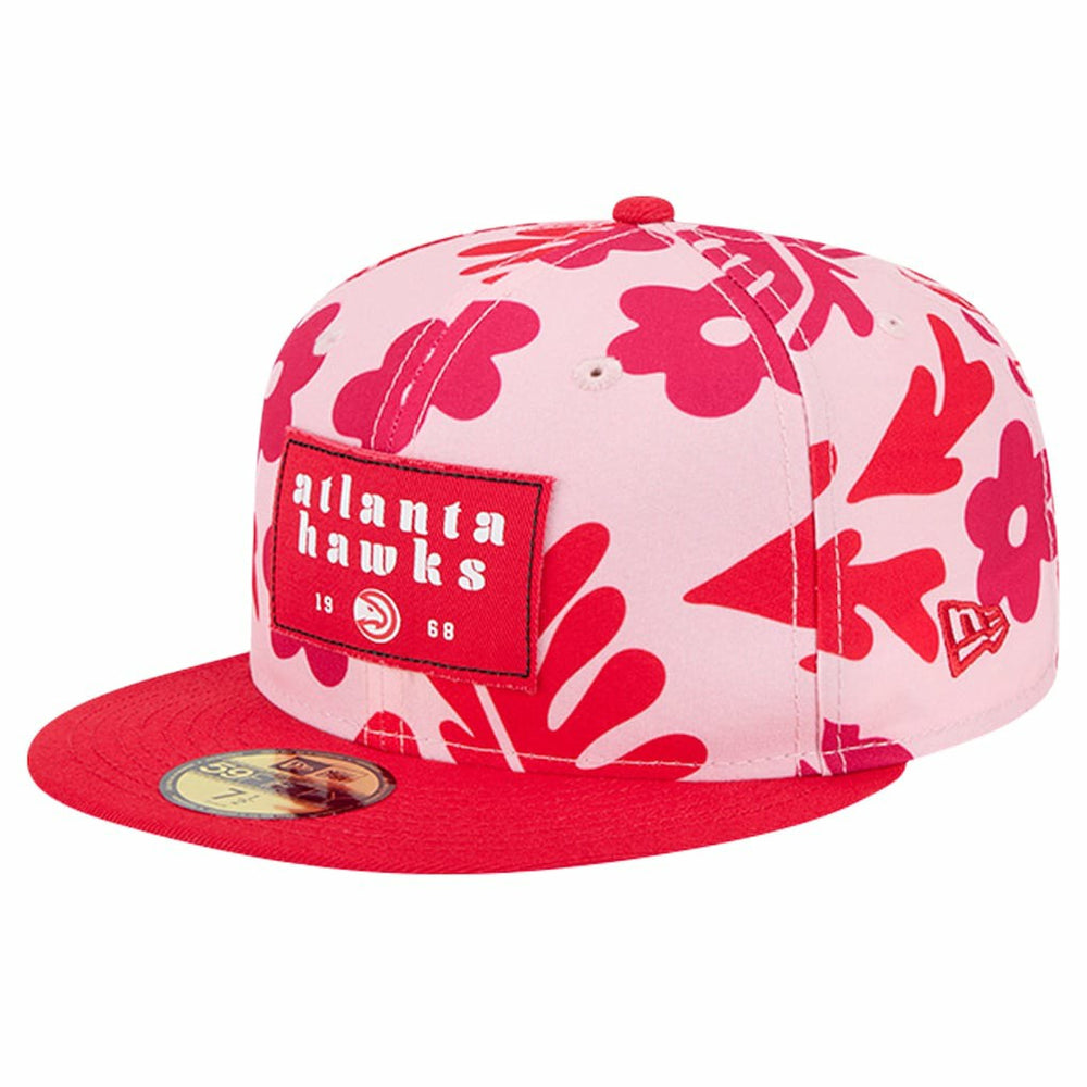 Atlanta Hawks Palm Fronds 2-Tone 59FIFTY Fitted Hat Outlet