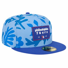 Philadelphia 76ers Palm Fronds 2-Tone 59FIFTY Fitted Hat On Sale