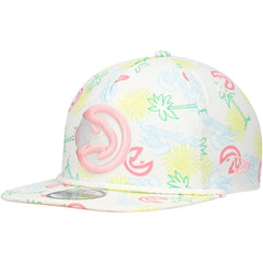 Atlanta Hawks Palm Trees and Waves Golfer Adjustable Hat Online