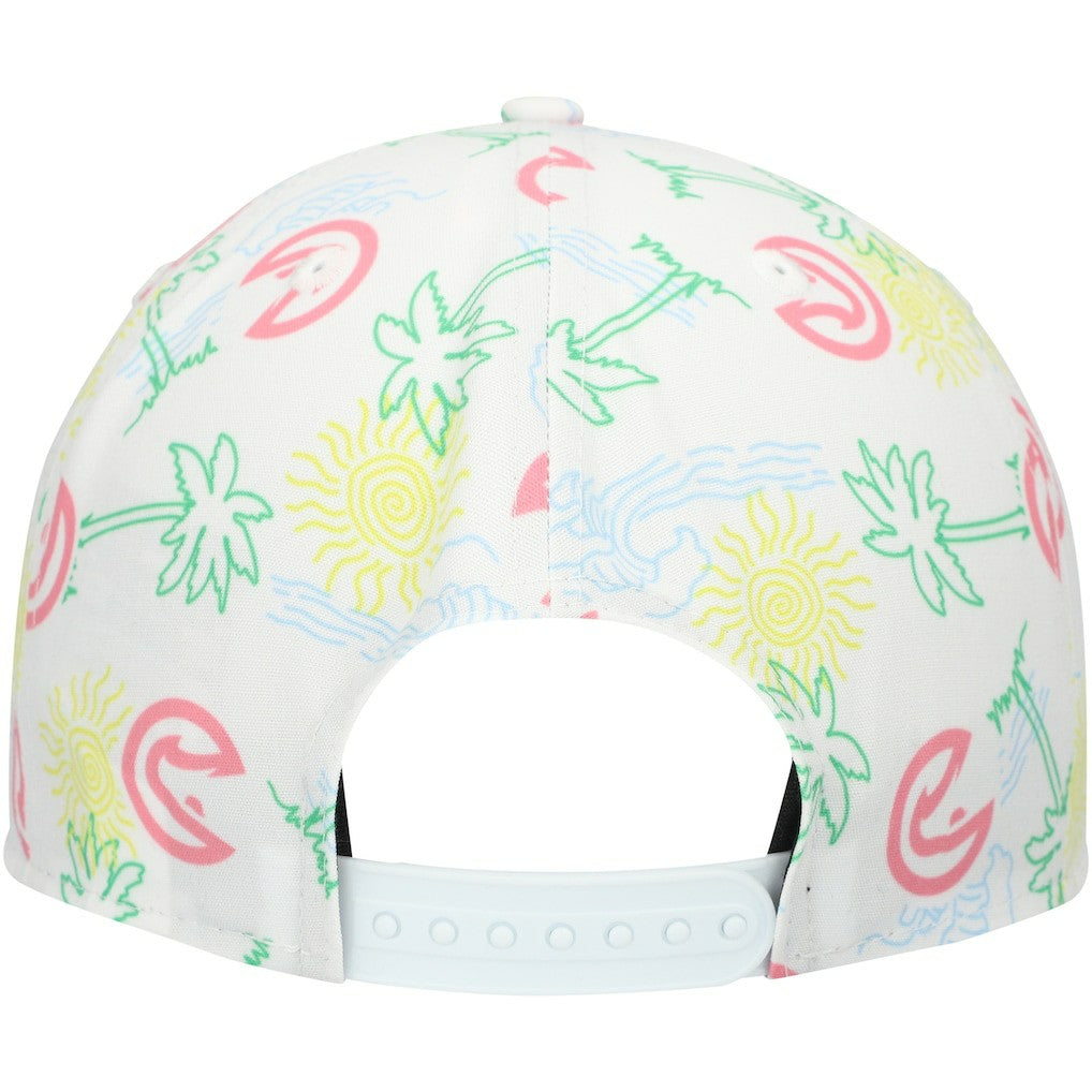 Atlanta Hawks Palm Trees and Waves Golfer Adjustable Hat Online