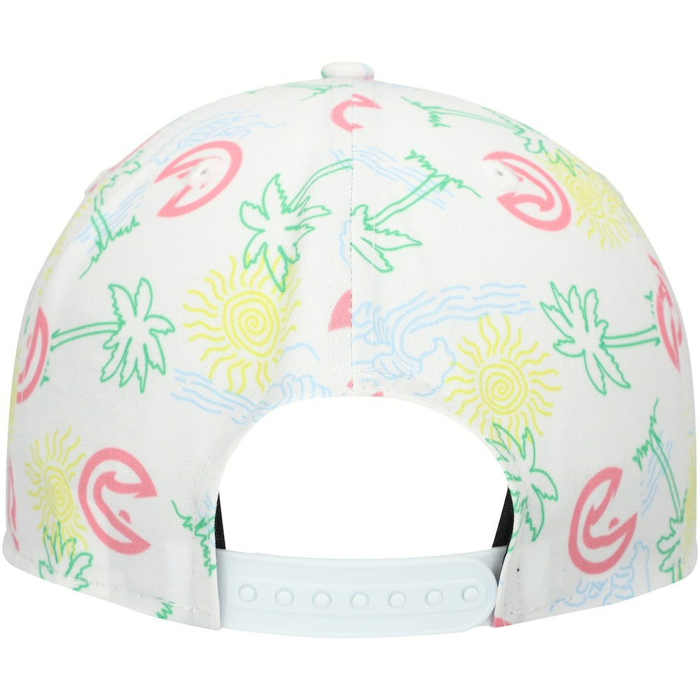Atlanta Hawks Palm Trees and Waves Golfer Adjustable Hat Online
