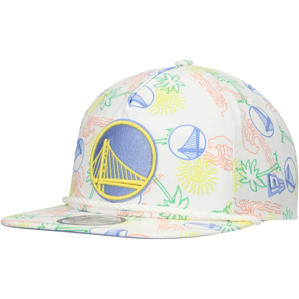 Golden State Warriors Palm Trees and Waves Golfer Adjustable Hat sale Online
