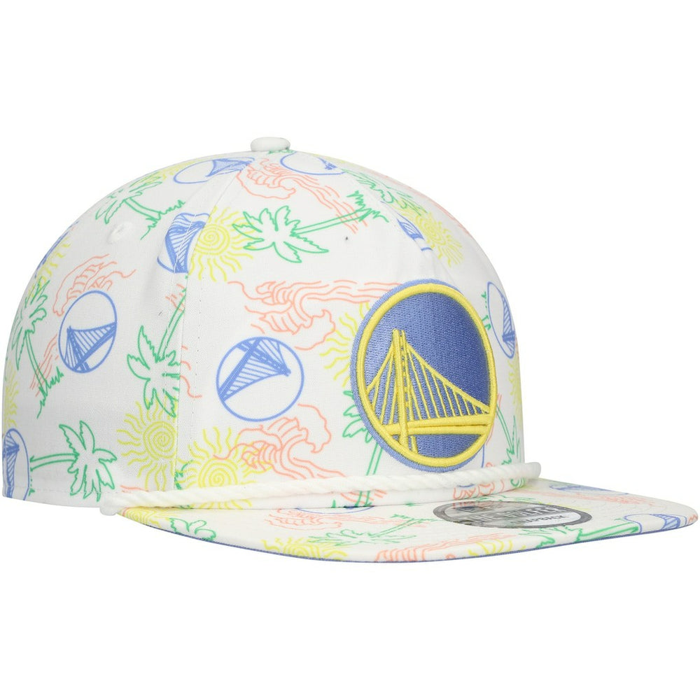 Golden State Warriors Palm Trees and Waves Golfer Adjustable Hat sale Online