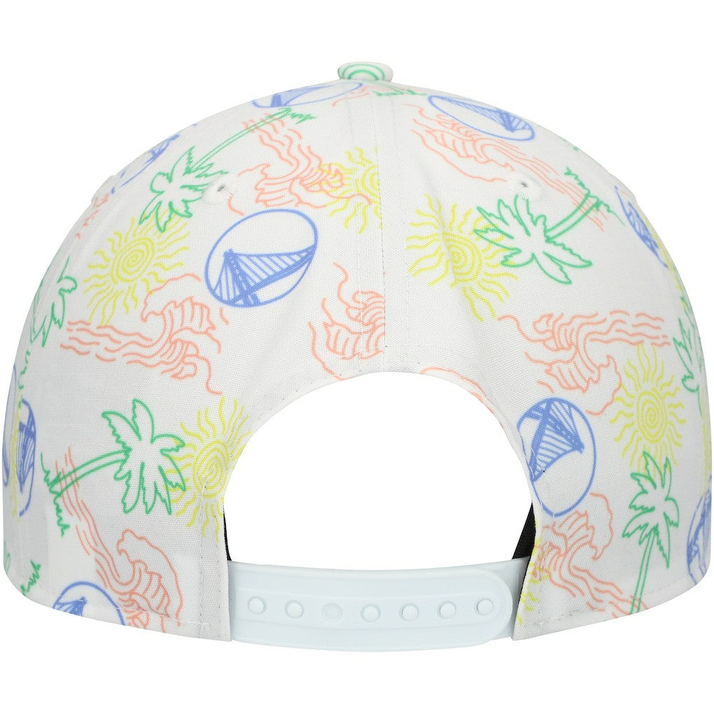 Golden State Warriors Palm Trees and Waves Golfer Adjustable Hat sale Online