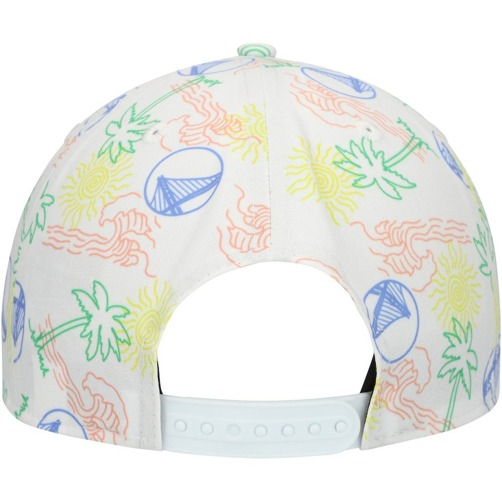 Golden State Warriors Palm Trees and Waves Golfer Adjustable Hat sale Online