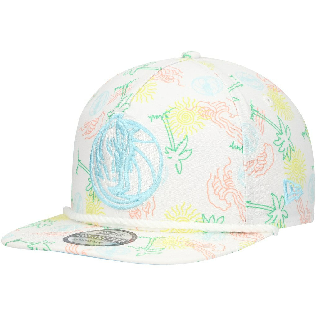 Dallas Mavericks Palm Trees and Waves Golfer Adjustable Hat sale On Sale