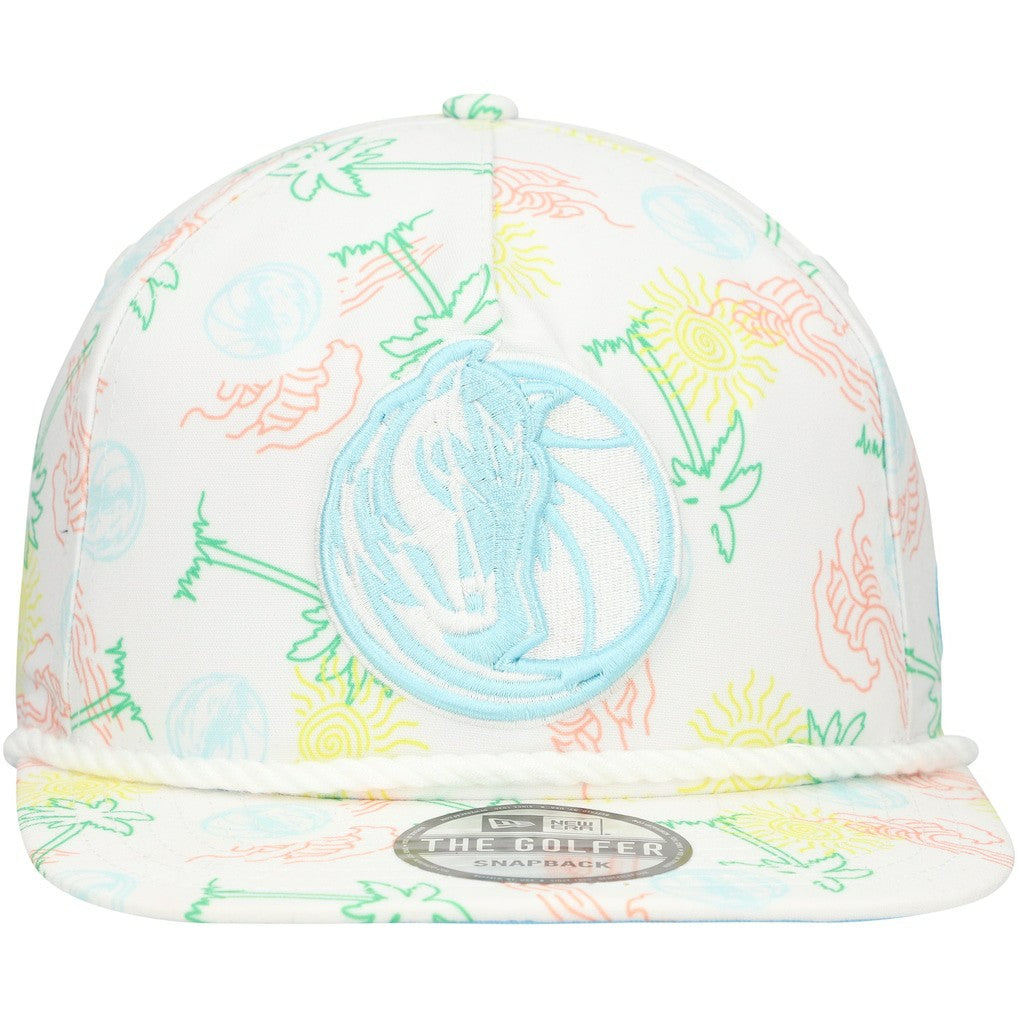 Dallas Mavericks Palm Trees and Waves Golfer Adjustable Hat sale On Sale