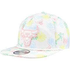 Chicago Bulls Palm Trees and Waves Golfer Adjustable Hat For Sale