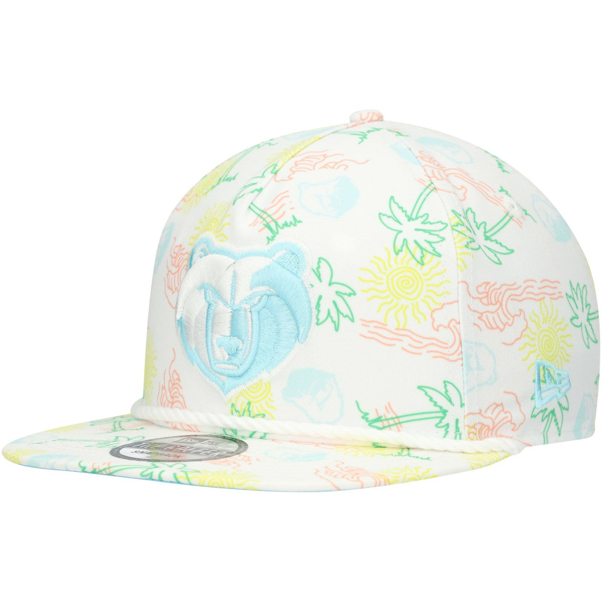 Memphis Grizzlies Palm Trees and Waves Golfer Adjustable Hat Online