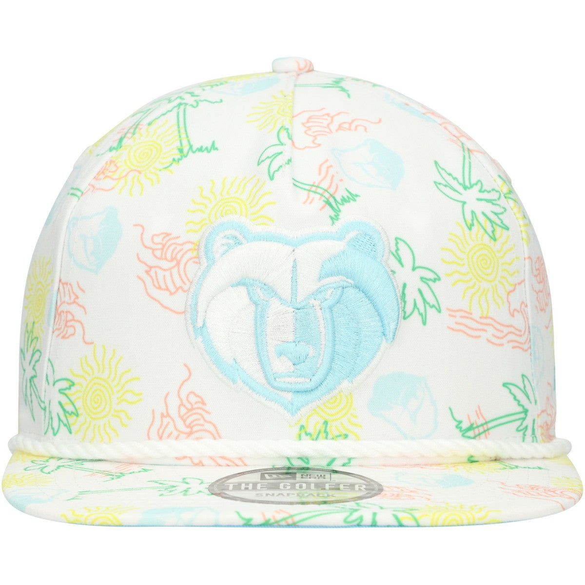 Memphis Grizzlies Palm Trees and Waves Golfer Adjustable Hat Online