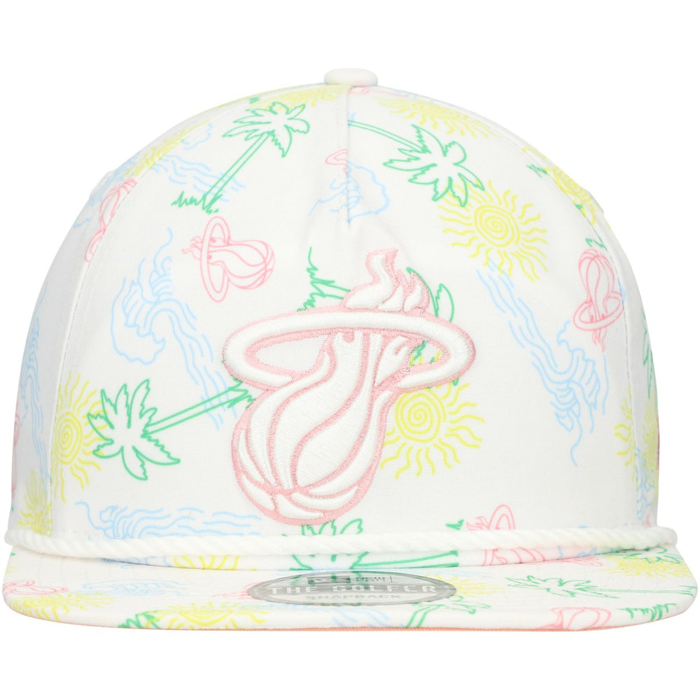 Miami Heat Palm Trees and Waves Golfer Adjustable Hat Online