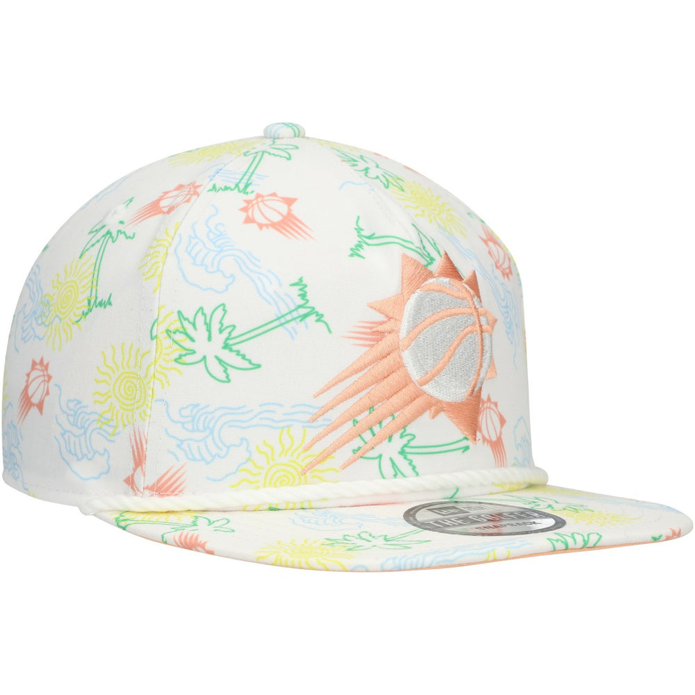 Phoenix Suns Palm Trees and Waves Golfer Adjustable Hat On Sale