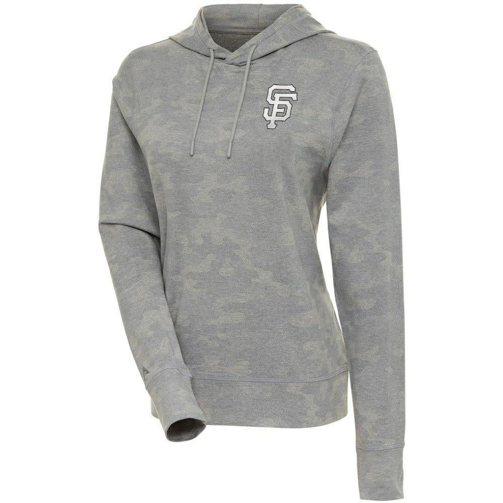 San Francisco Giants Antigua Women's Brushed Metallic Respite Pullover Hoodie | MLB Sale