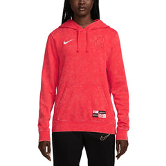 Liverpool Women's 2024/25 Third Club Fleece Pullover Hoodie Red - Nike