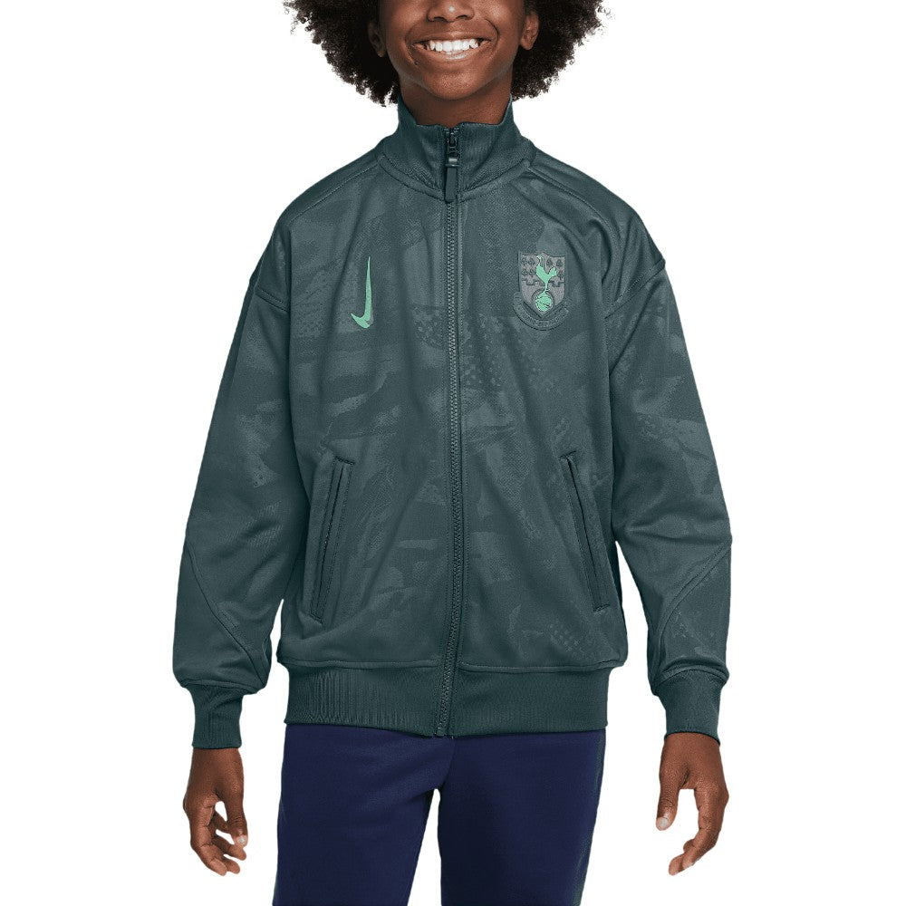 Tottenham Hotspur Youth 2024/25 Third Academy Pro Anthem Full Zip Jacket Green - Nike
