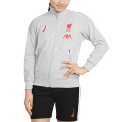 Liverpool Youth 2024/25 Third Academy Pro Anthem Full Zip Jacket Gray - Nike