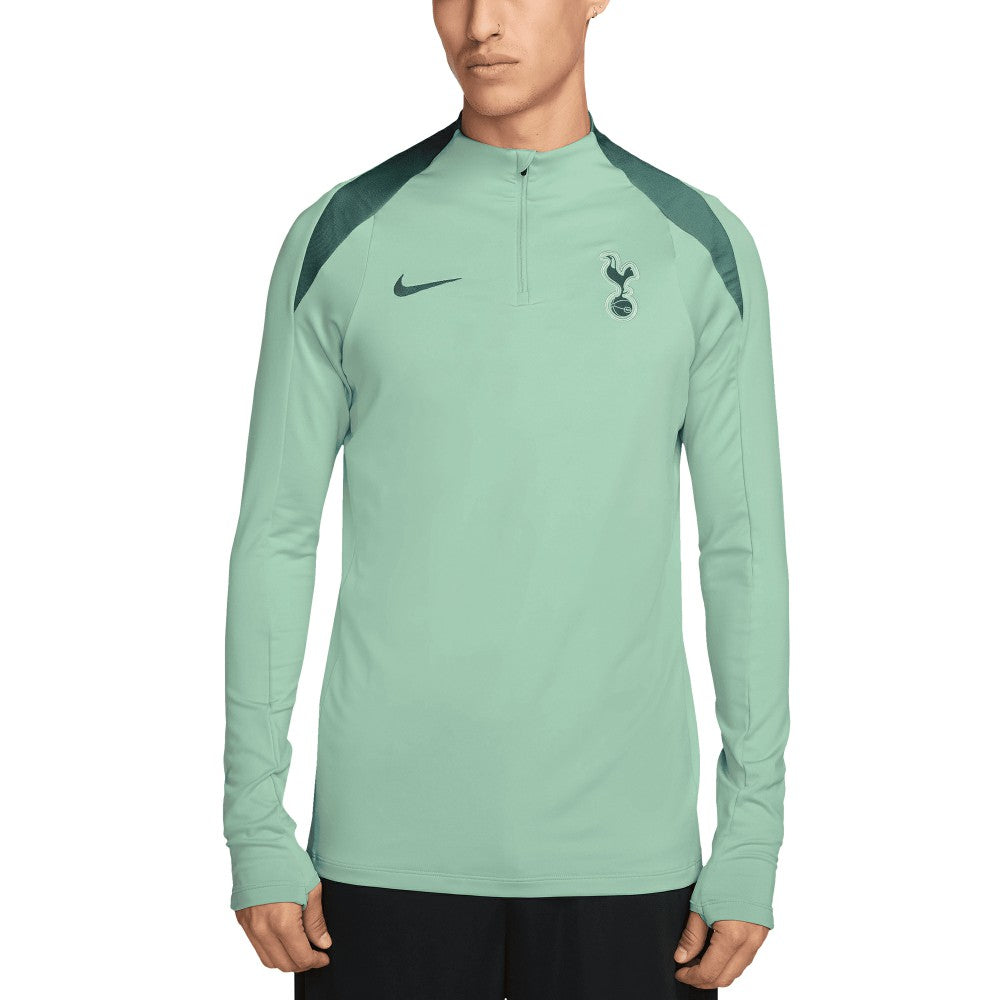 Tottenham Hotspur 2024/25 Third Strike Drill Performance Quarter-Zip Pullover Top Green - Nike