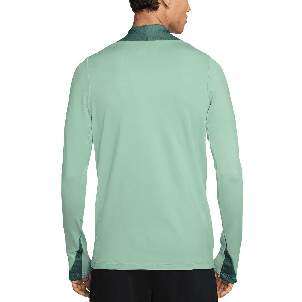 Tottenham Hotspur 2024/25 Third Strike Drill Performance Quarter-Zip Pullover Top Green - Nike