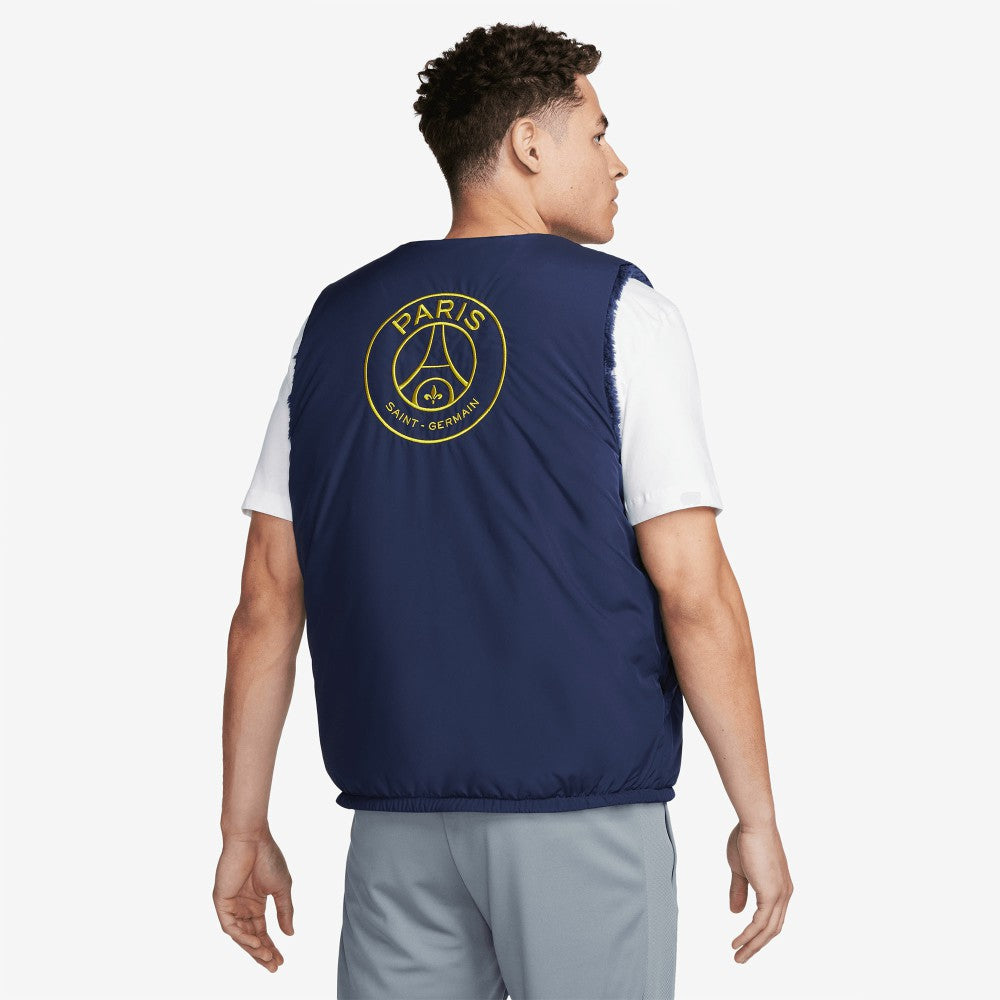 Paris Saint-Germain Club+ Winterized Reversible Full-Zip Vest Navy - Nike