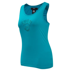 Miami Dolphins  Pro Standard Women's Triple Tonal Racerback Tank Top