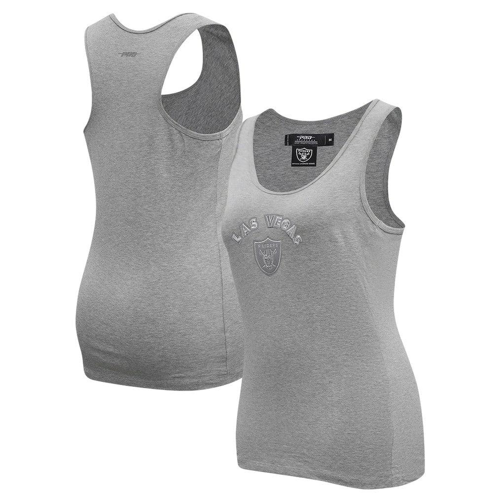Las Vegas Raiders  Pro Standard Women's Triple Tonal Racerback Tank Top
