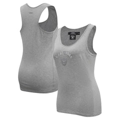 Las Vegas Raiders  Pro Standard Women's Triple Tonal Racerback Tank Top
