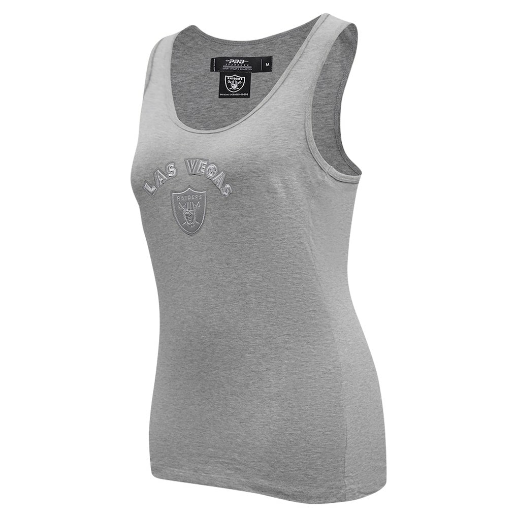 Las Vegas Raiders  Pro Standard Women's Triple Tonal Racerback Tank Top