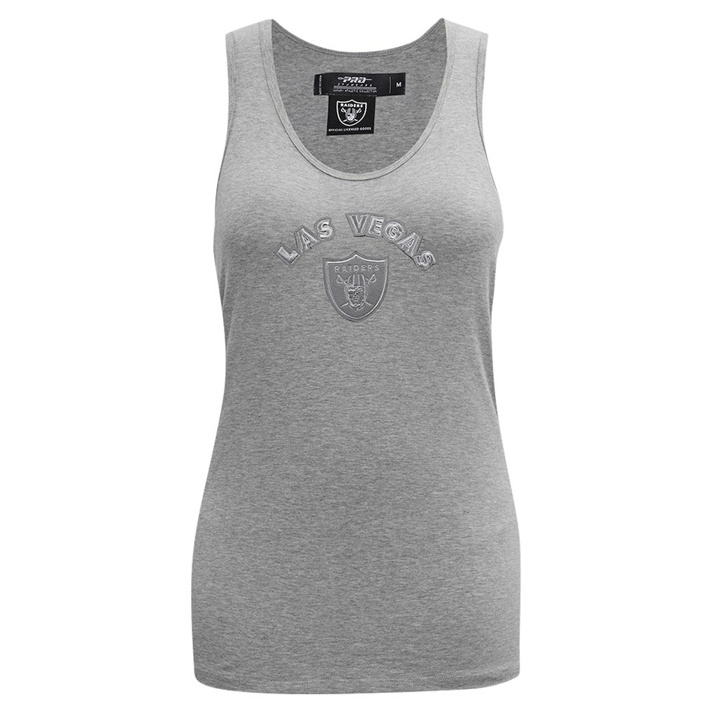 Las Vegas Raiders  Pro Standard Women's Triple Tonal Racerback Tank Top